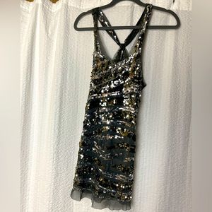 Racerback Sequin Tank
